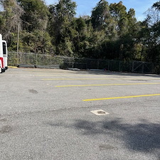 Professional-Parking-Lot-Striping-for-Charter-Bus-Lot-in-Pensacola-FL-by-Parking-Lot-Maintenance-of-the-Panhandle 0